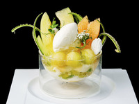 【月/金曜日】恋人メロンとマスクメロンのパフェ