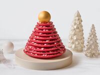 Strawberry Mendiant Christmas Tree