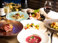 46階から見下ろす横浜ベイエリアの夜景と共に楽しむ、スパークリングワイン付　全6品　クリスマスディナーコース　税込15,000円　（12/23～12/25）