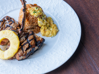 クリスマス特別ランチ　黒豚ハワイアンスペアリブ