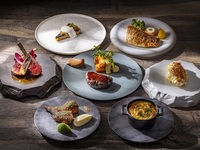 【Web booking / Special price with free flow】Four-course dinner "Charred"（From 6 persons）