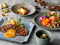 12/31～1/2【ニューイヤーディナー】2種類のお肉から選べる★国産牛ステーキセット＜お食事のみ＞