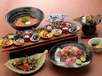 ＜New Year's Holiday＞【Udon Kaiseki Course 6,200 yen + 90 minutes of free flow 8,200 yen】