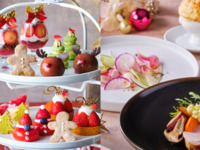 〈直前割10％OFF・2025 Xmasランチ〉乾杯スパークリングワイン＆3段ティースタンド付き　パイ包みスープや国産牛を堪能できる全4品-SEASON-