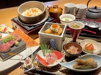 ■Reservations & Limited Quantities [Hokkaido Luxury Lunch Set] "6 kinds of Hokkaido seasonal vegetables with Shihoro brand black beef steak & red king crab and Hanasaki crab rice pot" Weekday special price 2,980 yen