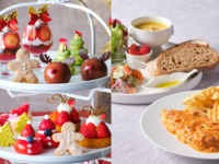 12月おすすめランチ【ソファ席確約】苺のアフタヌーンティースイーツ付き＊メインが選べるカジュアルランチプレート