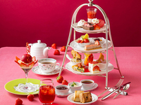 【平日12:00限定/時間無制限】アフタヌーンティー ～いちご～　約21種類の珈琲紅茶おかわり自由