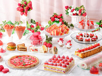 【土日祝】サンドウィッチ＆スイーツビュッフェ～ストロベリーコレクション～大人￥7,500（税込・サービス料別）