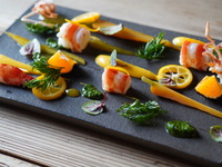 Shrimp and winter vegetables + alcohol pairing