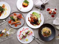 【スパークリングワイン、ビールを含む2時間フリーフロー】プリフィックスランチ　全4品