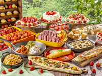 【1～3月】　「旬の苺と生パスタを楽しむイタリアンビュッフェ」土日祝ランチビュッフェ 大人通常料金より10％OFF⇒3,780円