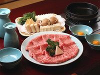 【冬季限定】特産松阪牛フィレ(赤身肉)すきやきコース