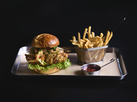 [January Only] Vegetable Tempura Fritter Burger