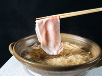 あぐー豚しゃぶしゃぶ鍋会席コース　７～12名様