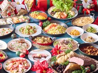 ＜TV放映記念＞【12月平日】閉店まで時間無制限クリスマスランチ！ローストポーク、ローストチキン、ブランマンジェの紅ズワイガニのせなどおすすめ！サーモンとイクラちらし寿司、揚げたての天麩羅も登場！