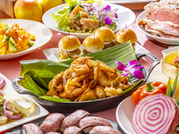 ハワイアン ランチビュッフェ+ソフトドリンクフリーフロー　子供