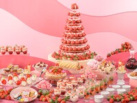 【1月8日～3月】<ディナー>ワイン&生ビール飲み放題付・至福のいちごビュッフェ～アセット・デセールの赤と白の魔法～