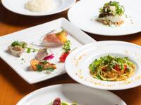 Web乾杯付き Menu' BAROLO バローロランチコース(パスタ、ピッツァからメイン、が選べて嬉しい全4品）