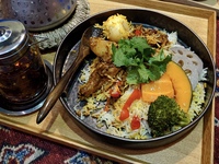 年末年始限定の野菜とチキン（マトン）ビリヤニ（13:30～)