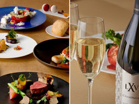 直前割20％OFF【Xmasディナー2025】国産牛フィレメインに三大珍味など全6皿メニュー+乾杯のシャンパン・ルイヴィトン(12/20,21,24,25)