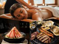 【Set Plan】Classic Niseko Crab Hotpot × Seafood Grill & Premium Aroma Course 90min