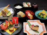 ランチ＆日帰り温泉プラン【新春御膳 ”梅”】