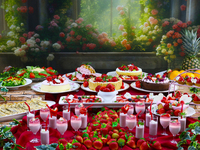 Strawberry Sweet Buffet 2026.January-March "Pearl palace sweet jewelry" Elementary school students