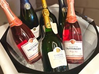 February 14th (Sat) Taittinger Collaboration Dinner: Comtes de Champagne Rose 2012 and Echizen Crab