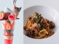 【土日祝】「パスタ付き大人のご褒美パフェ～Strawberry & Chocolate～」（15:30~）