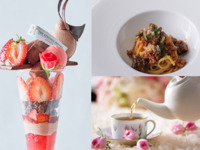 【土日祝】「1ドリンク＆パスタ付き大人のご褒美パフェ～Strawberry & Chocolate～」（15:30~）