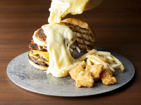 Shinshu Wagyu Beef Burger with Raclette Cheese