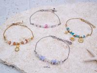 Making a pebble bracelet