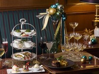 【WEB限定★直前割★スパークリングタワー&乾杯シャンパン付】クリスマストワイライトアフタヌーンティー　2.5時間飲み放題