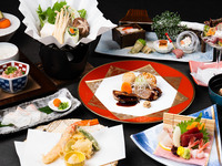 【12月】WEB予約限定 会席「寒椿（かんつばき）」＊乾杯用スパークリングワイン付き