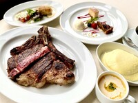 [Lunch] 21-day aged Gunma Prefecture Akagi Beef Sirloin Steak Course *Reservations limited to even number of people*
