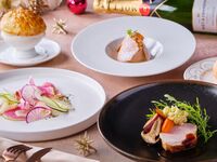 ★クリスマス直前スペシャルセール10%OFF★【2025 Xmasランチ】乾杯スパークリングワイン付き　パイ包みスープや国産牛を堪能できる全4品-SEASON-