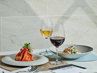 【パスタランチ】パンチェッタと茸のクリーム リングイネ＋ドリンク1杯