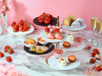 【シャンパンorクラフトジン付き】ストロベリーアフタヌーンティー