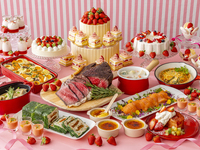 【土日祝ヒルトンブランチ】2部：13:30～15:00までの90分制★大人10％割引★＜2026年1月5日-2月28日＞ いちごとミルクのプレシャス・マリアージュ