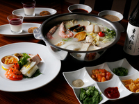 海宝白粥火鍋(海鮮お粥火鍋）7,000円