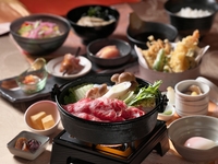 【1月】国産牛すき鍋御膳