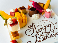 お祝いプレート　ランチタイム