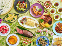 Dinner Buffet(Discount for 65 years old and over) 1/7～