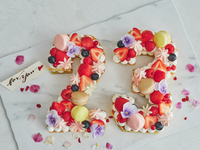 【記念日ディナーB】ナンバーケーキ(２桁)＋乾杯酒付き