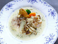 【1/10～ディナー】＼広島熟成どりと地産キノコ、季節野菜のフリカッセ／