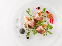 Menu Léger　1月・2月限定メインディッシュランクアップ　鶏肉→牛ホホ肉