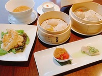 乾杯スパークリングと特製小籠包、エビマヨ、フカヒレ付き【料理６品】ランチ4200円コース