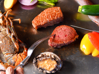 シャンパーニュフリーフロー付き【シャトーブリアン＆タラバ蟹や伊勢海老】ビュメールコース