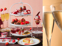 2時間カフェフリー【平日：苺スパークリングワイン付き】ストロベリー＆チョコレート アフタヌーンティー withハーゲン ダッツ