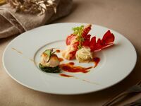 【ディナー】 23周年記念 期間限定コース　ペアリング3杯付き メイン米沢ポーク 全6皿